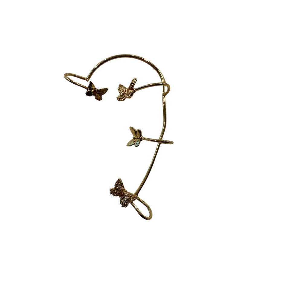 Gold Butterfly Ear Cuff